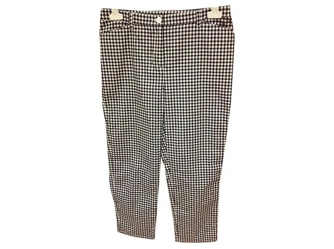 Autre Marque Pantalones, polainas Negro Blanco 