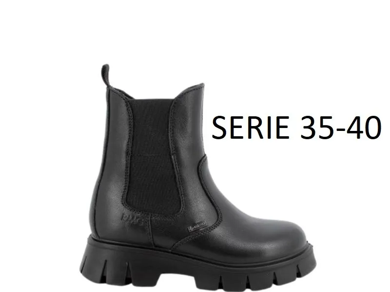 BOTIN CON ELÁSTICOS GORE-TEX TÉRMICO PRIMIGI EN COLOR NEGRO 6877100
