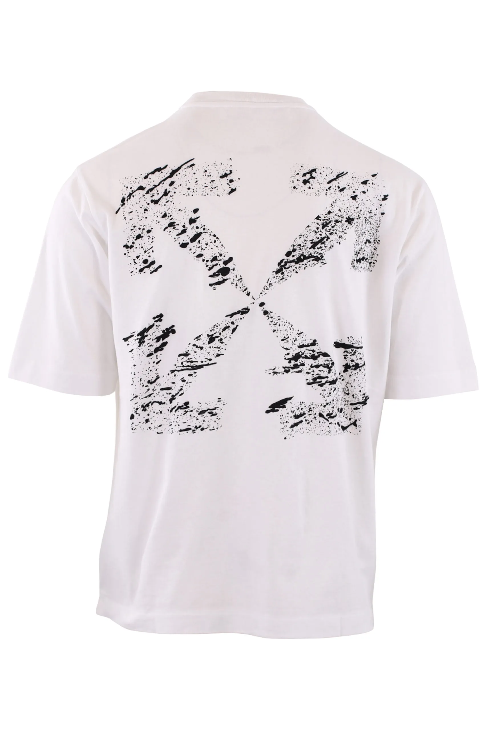 Camiseta blanca con logo bordado 