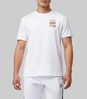 EA7 Emporio Armani Playera cuello redondo manga corta con logo Hombre