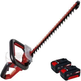 Einhell - ARCURRA PXC - Cortadora de seto sin baterías y cargadores, Li-Ion, 18 V, - ah, 62 cm + Einhell - PXC-Twinpack - Juego 