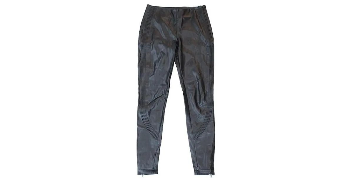 Ermanno Scervino Pantalones, polainas Negro 