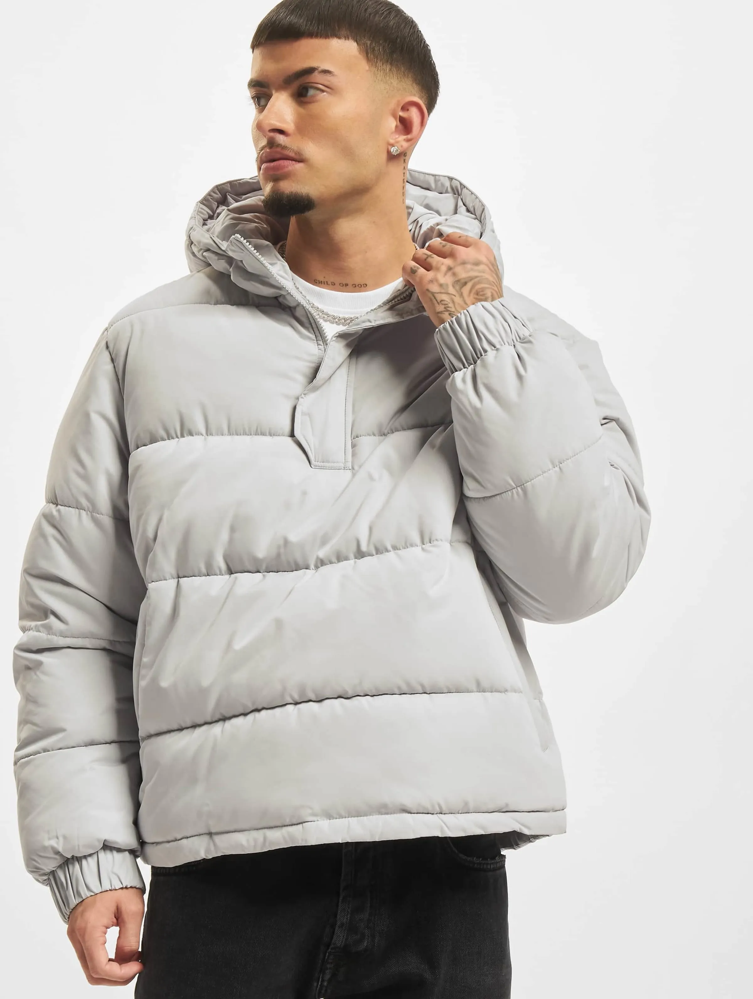 Hooded Cropped Pull Over 
