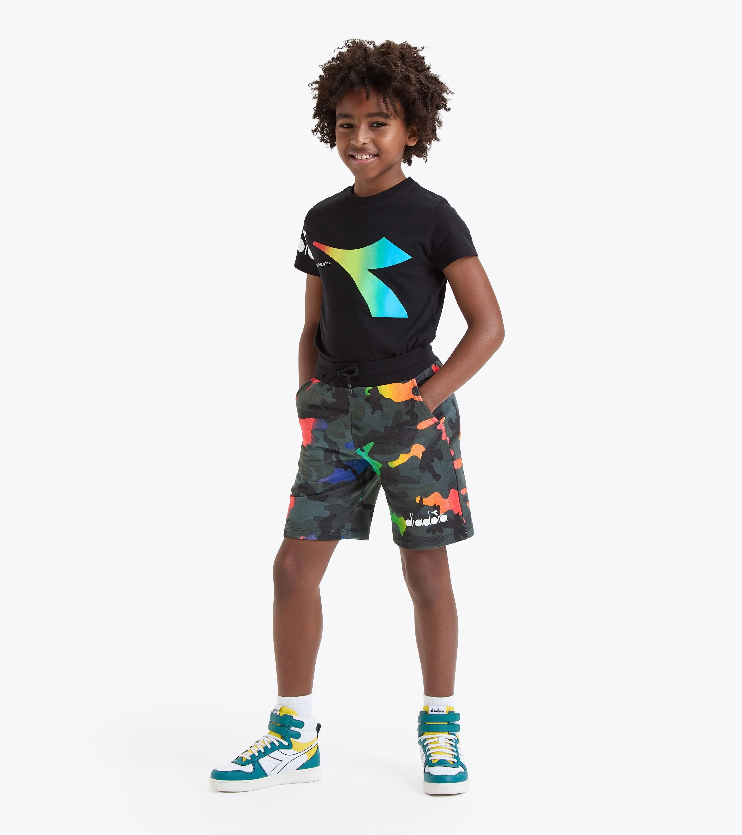 JB.BERMUDA MULTICOLOR Pantalones cortos de camuflaje - Niño