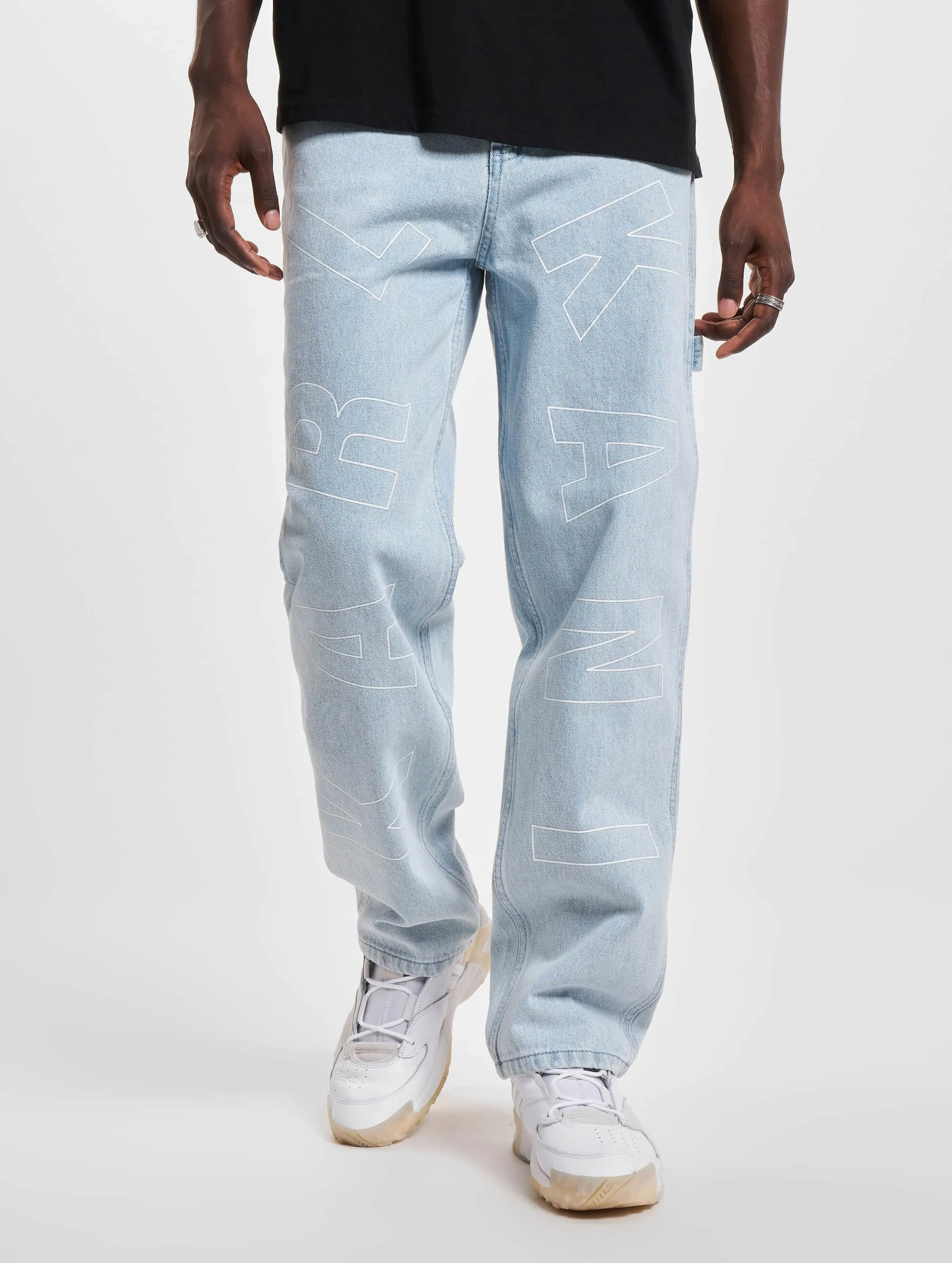 KK Og Baggy Workwear Logo Print Denim