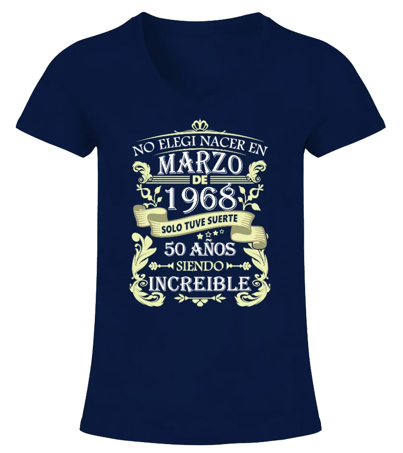 MARZO 1989 Camiseta cuello pico Mujer