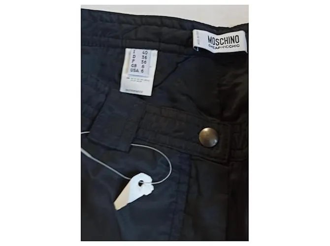 Moschino Cheap And Chic Pantalones, polainas Negro 