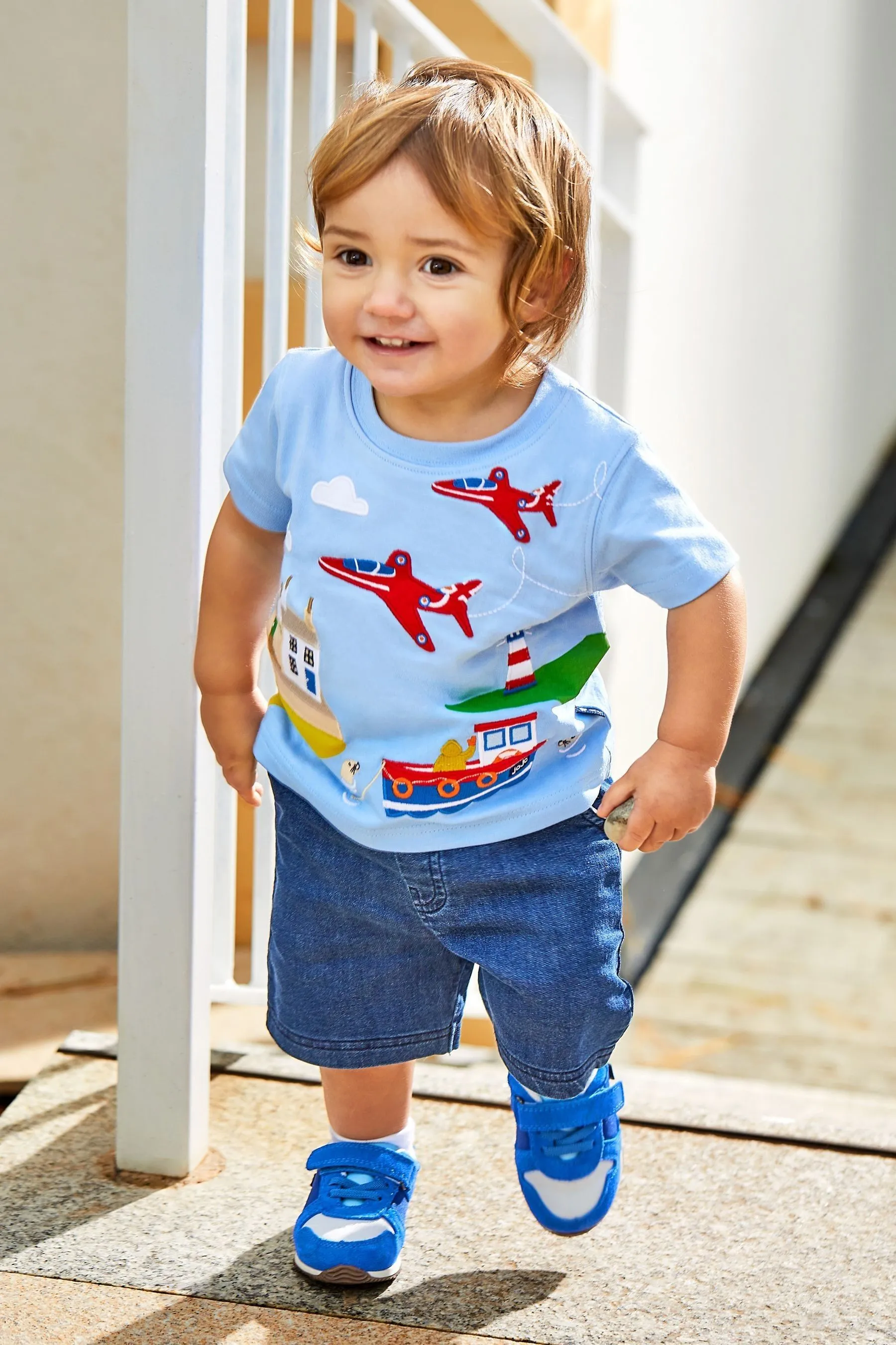 Pantalones cortos denim de JoJo Maman Bébé