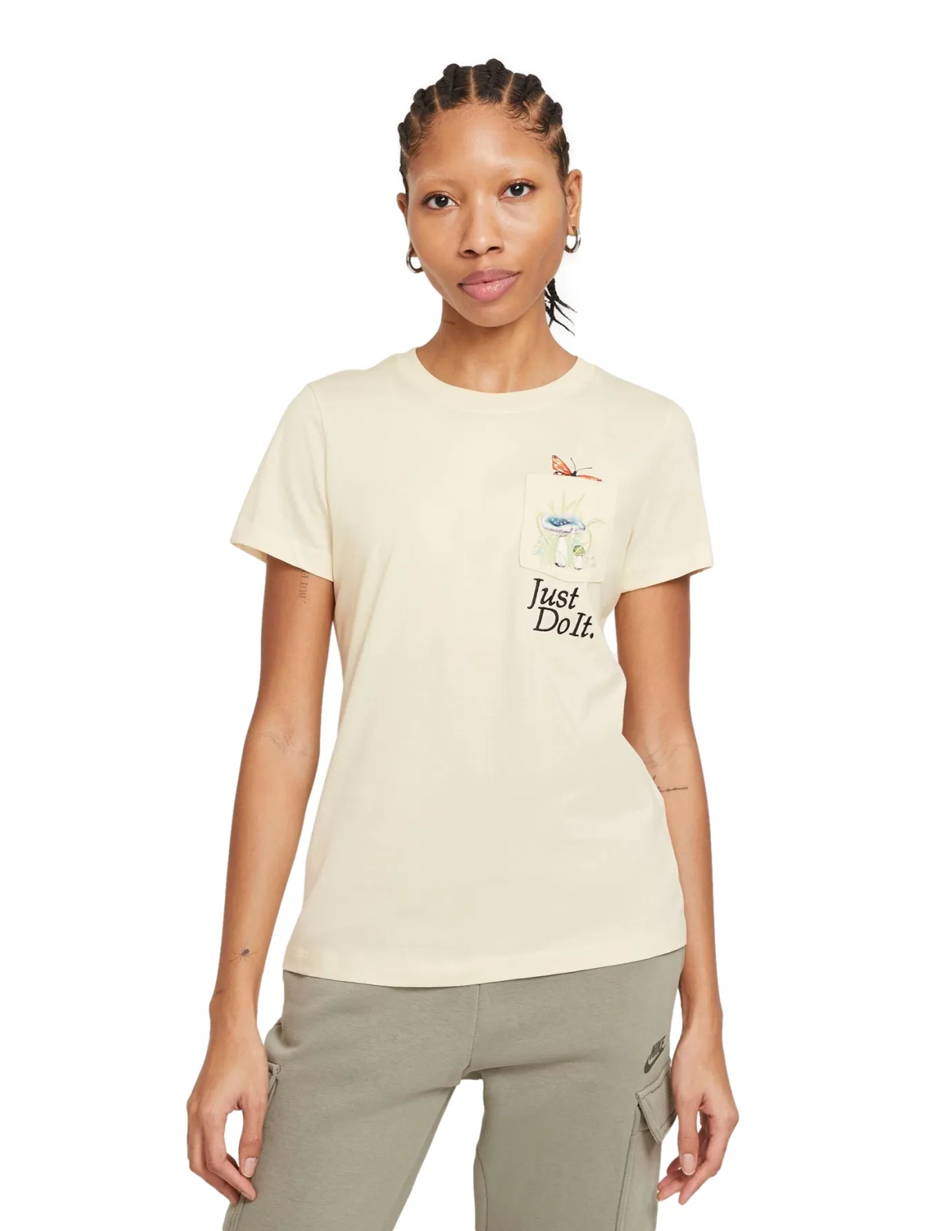 Playera Nike Sportswear Reg Pkt Nature Para Mujer
