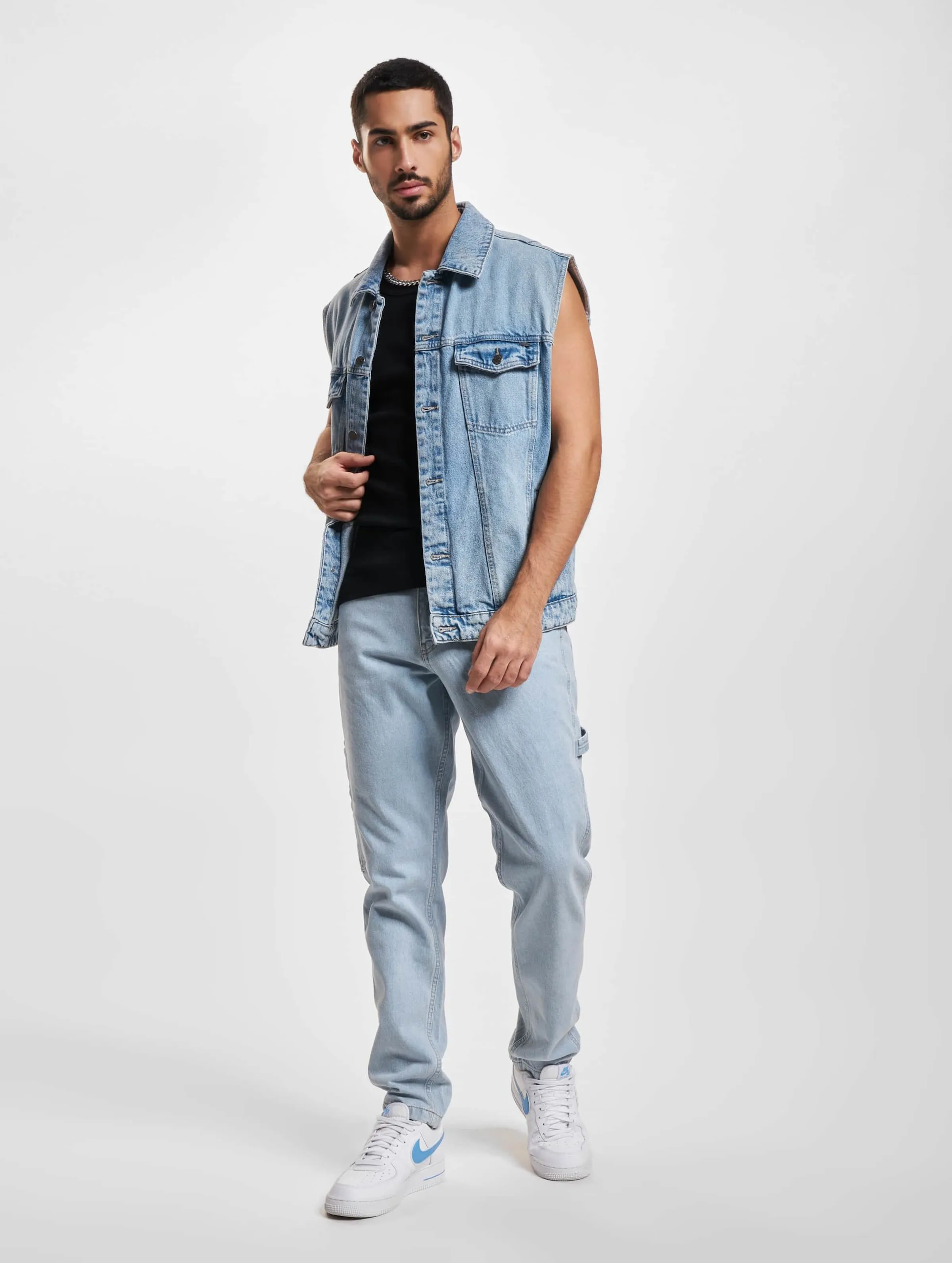 Retro Tape Workwear Denim Loose Fit