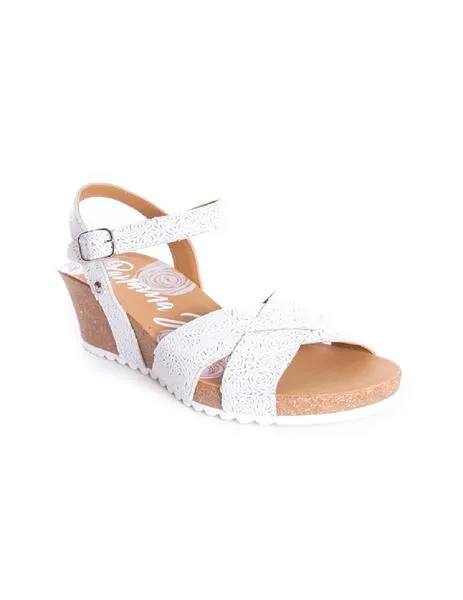 sandalia panama jack vika roses b4 blanca
