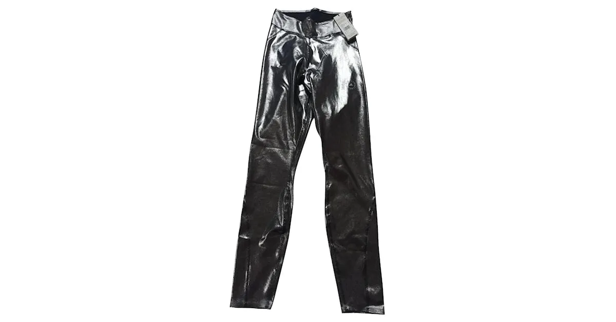 Stella Mc Cartney Pantalones, polainas Plata 
