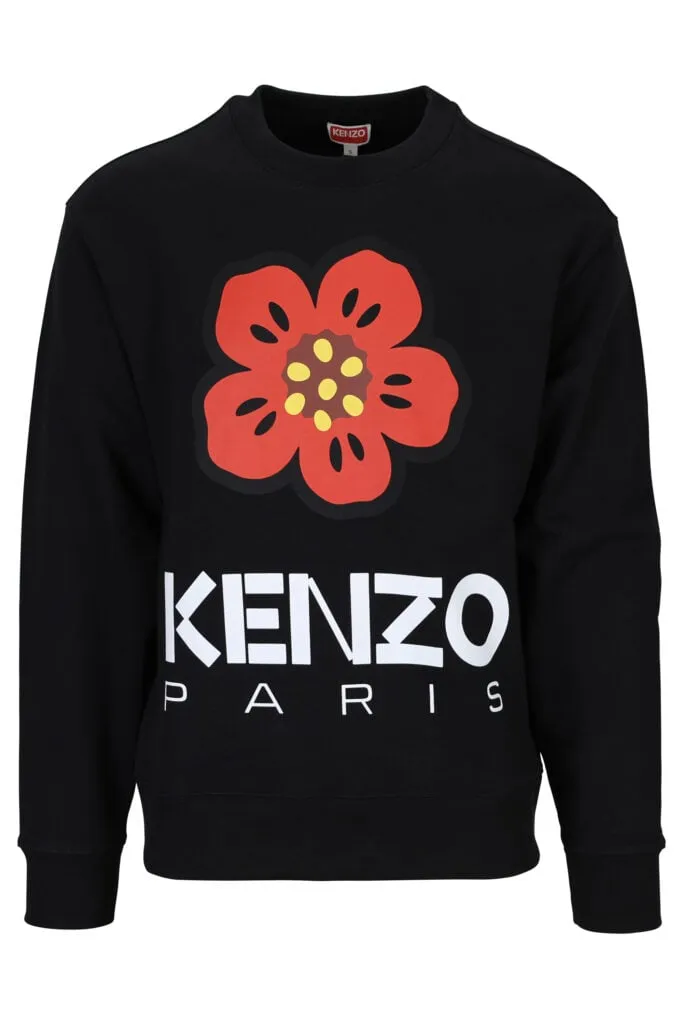 Sudadera negra con maxilogo 
