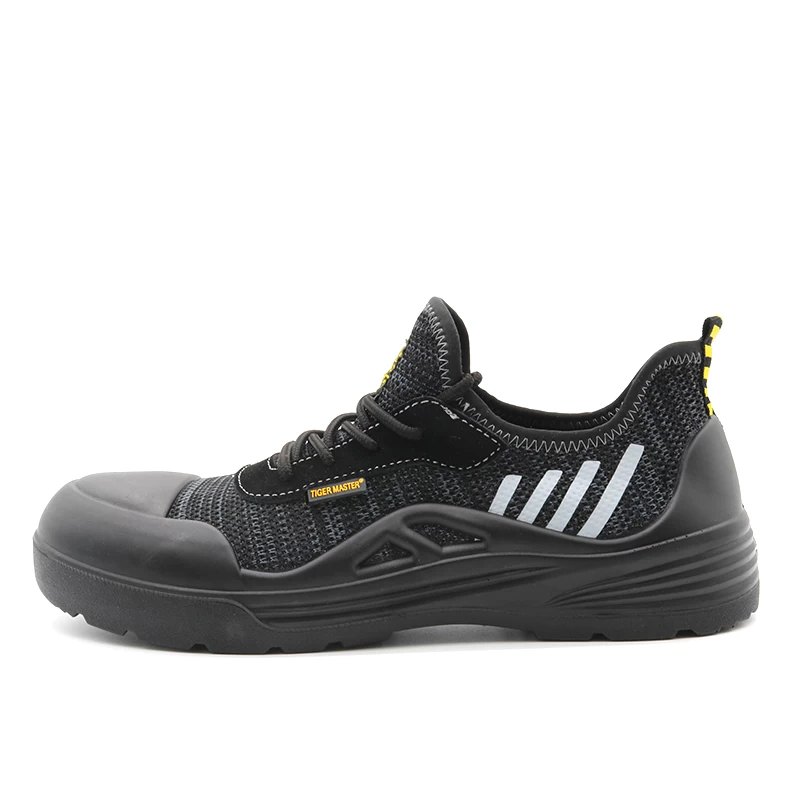 TM3204 Zapatos de seguridad laboral con punta de acero resistente al deslizamiento de aceite y protección antipinchazos para el 