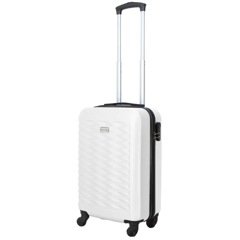 VERTICAL STUDIO "Västervik" Maleta Set de 3 20" 24" 28" blanco